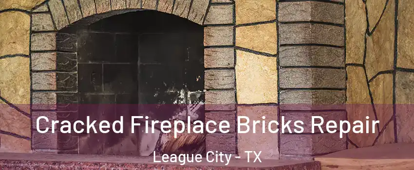  Cracked Fireplace Bricks Repair League City - TX