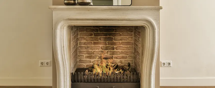 Vintage-style Fireplace Redesign in League City, Texas