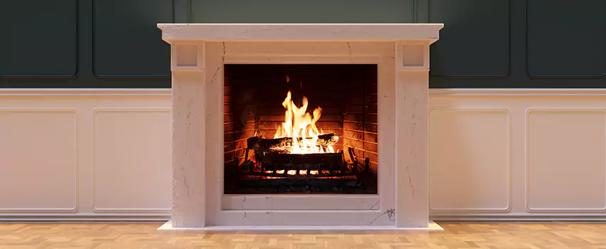 Open Flame Wood-Burning Fireplace Installation Services in League City, Texas
