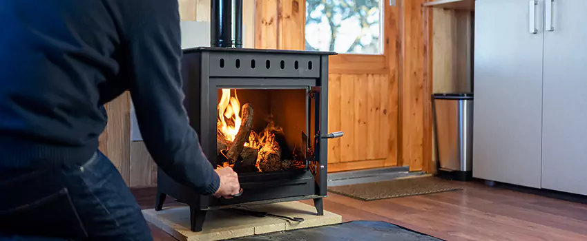 Open Hearth Wood Fireplace Installation in League City, TX
