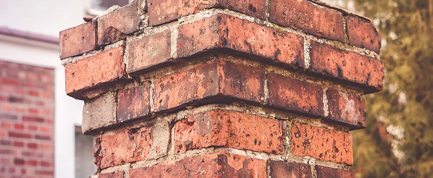 Cracked Chimney Bricks Repair Cost in League City, Texas