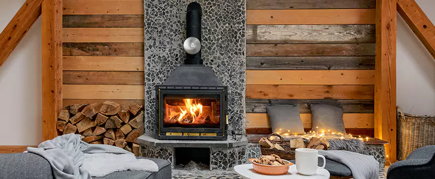 Thelin Hearth Products Direct Vent Gas Stove Fireplace Inspection in League City, Texas